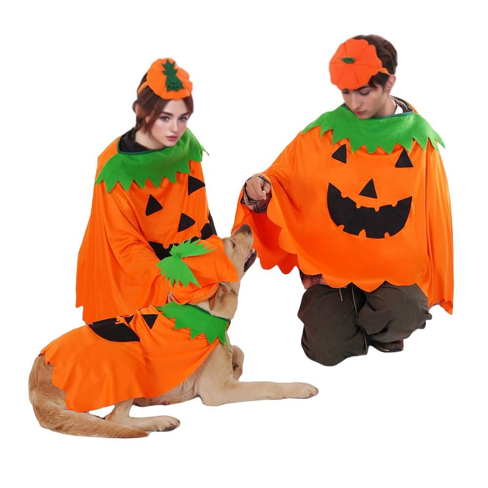 FLAdorepet Matching Dog and Owner Clothes with Hat,Family Couple Matching Outfits with Dog,Hallow... | Amazon (US)