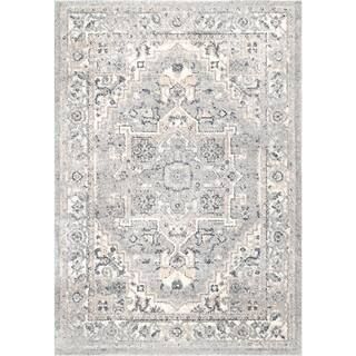 Essa Vintage Light Gray 8 ft. x 10 ft. Area Rug | The Home Depot