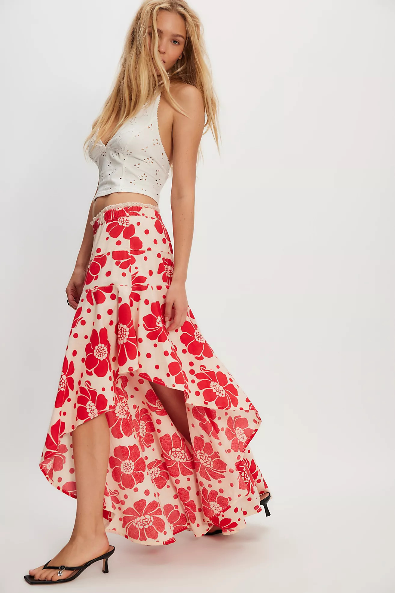 Poppy Printed Maxi Skirt | Free People (Global - UK&FR Excluded)