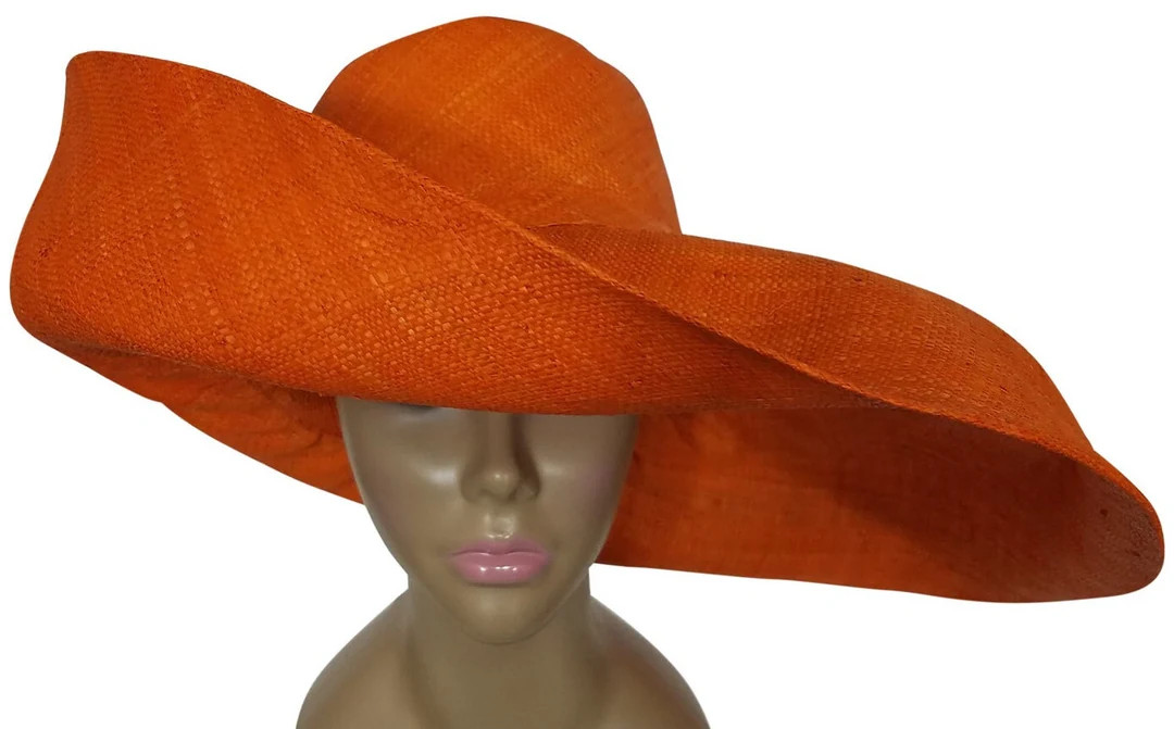 Hand Woven Wide Brim Madagascar Raffia Sun Hat (packable Beach Hat, Adjustable Fit, Fits Large an... | Etsy (US)