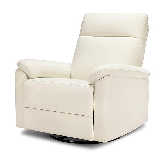 Davinci Suzy Swivel Recliner in Vanilla, GREENGUARD Gold & CertiPUR-US® Certified | Amazon (US)