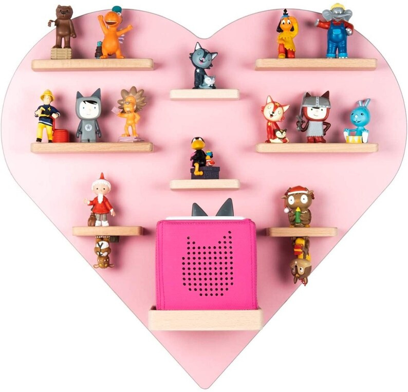 USA KLEIDKIND’S wooden pink heart music box shelve -compatible for tonies and toniebox- for kid... | Etsy (US)