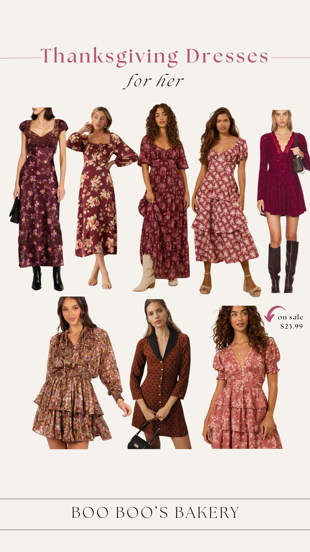 Thanksgiving dresses for her. Cute holiday dresses to wear to Thanksgiving or Friendsgiving! 

 #LTKHoliday #LTKSeasonal #LTKSaleAlert