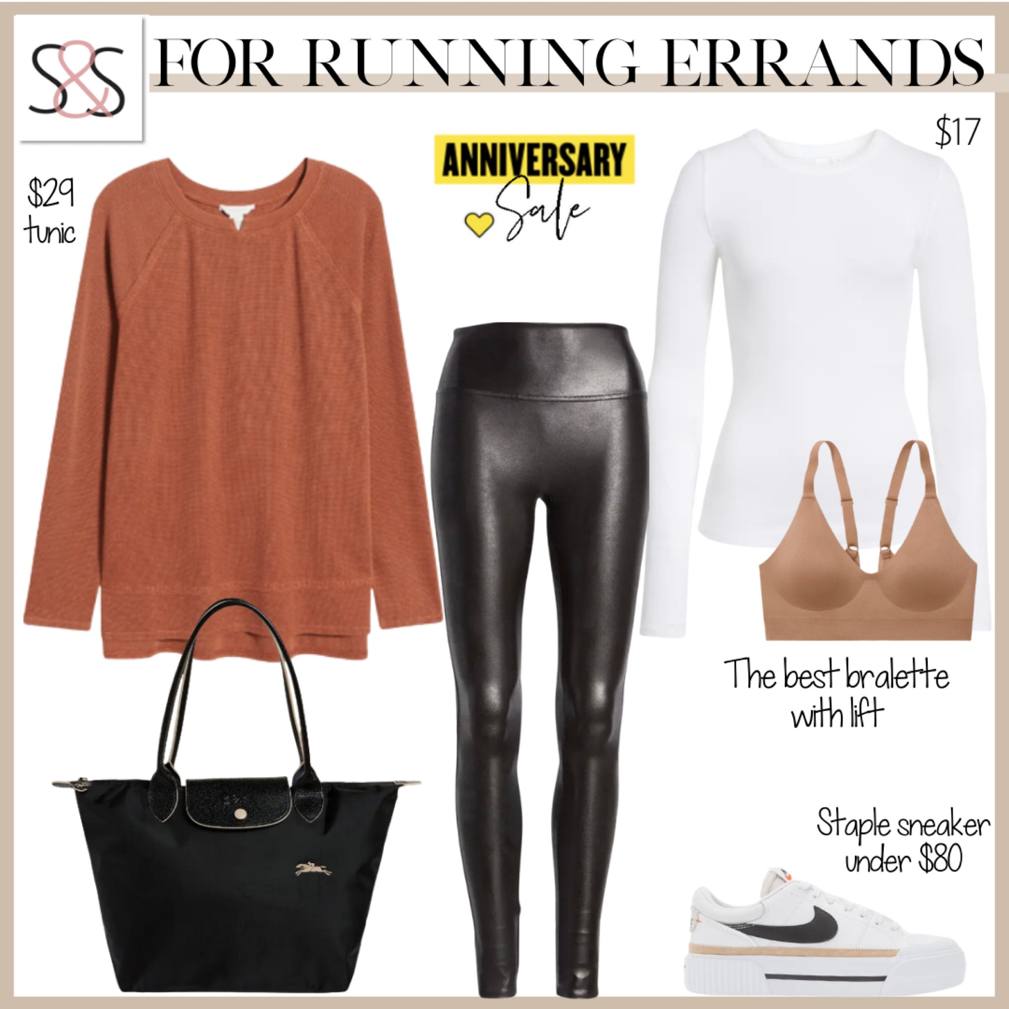 The “Perfect Fit Faux Leather Leggings” can be worn so many