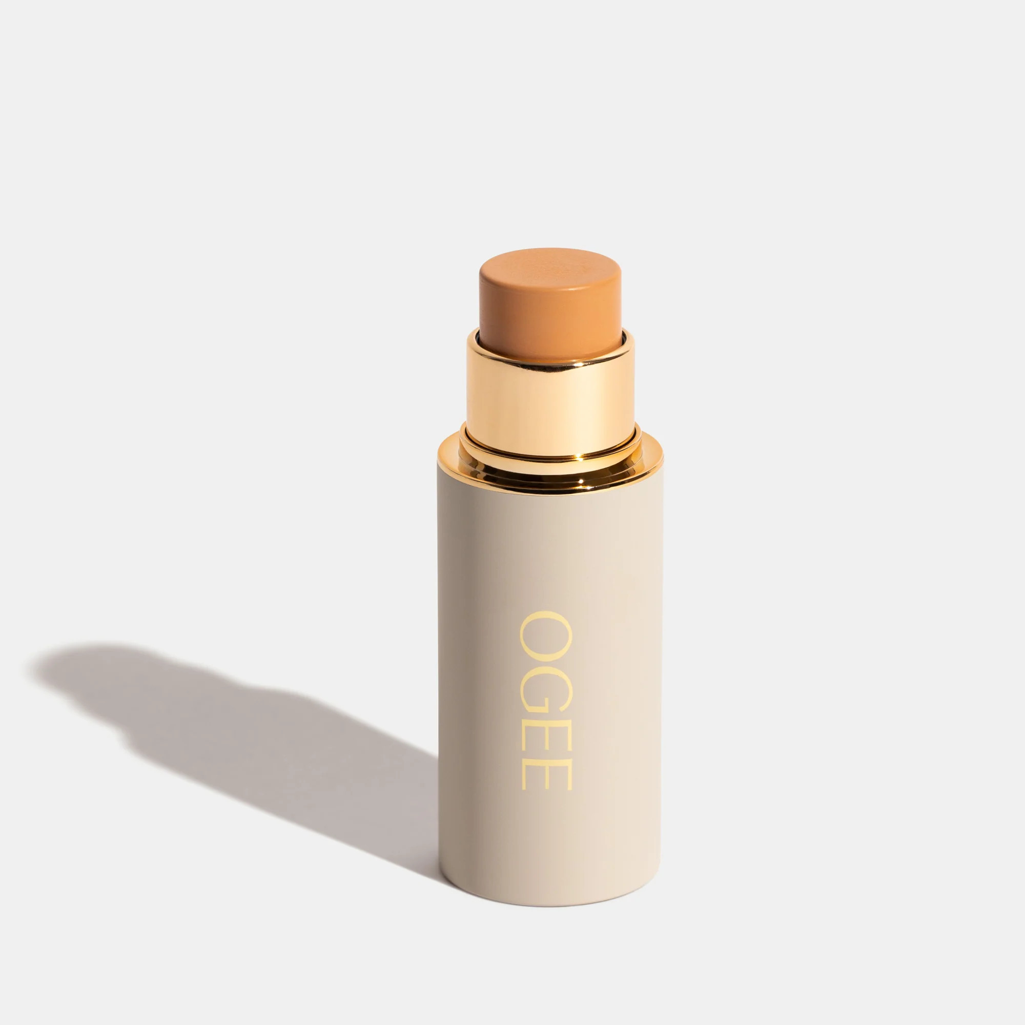 Foundation Stick Infused with Skincare - JUNIPER 3.25W - Medium Light Tan, Bright-Golden Undertones - Ogee Organic Skincare & Makeup 9.7 grams | Ogee