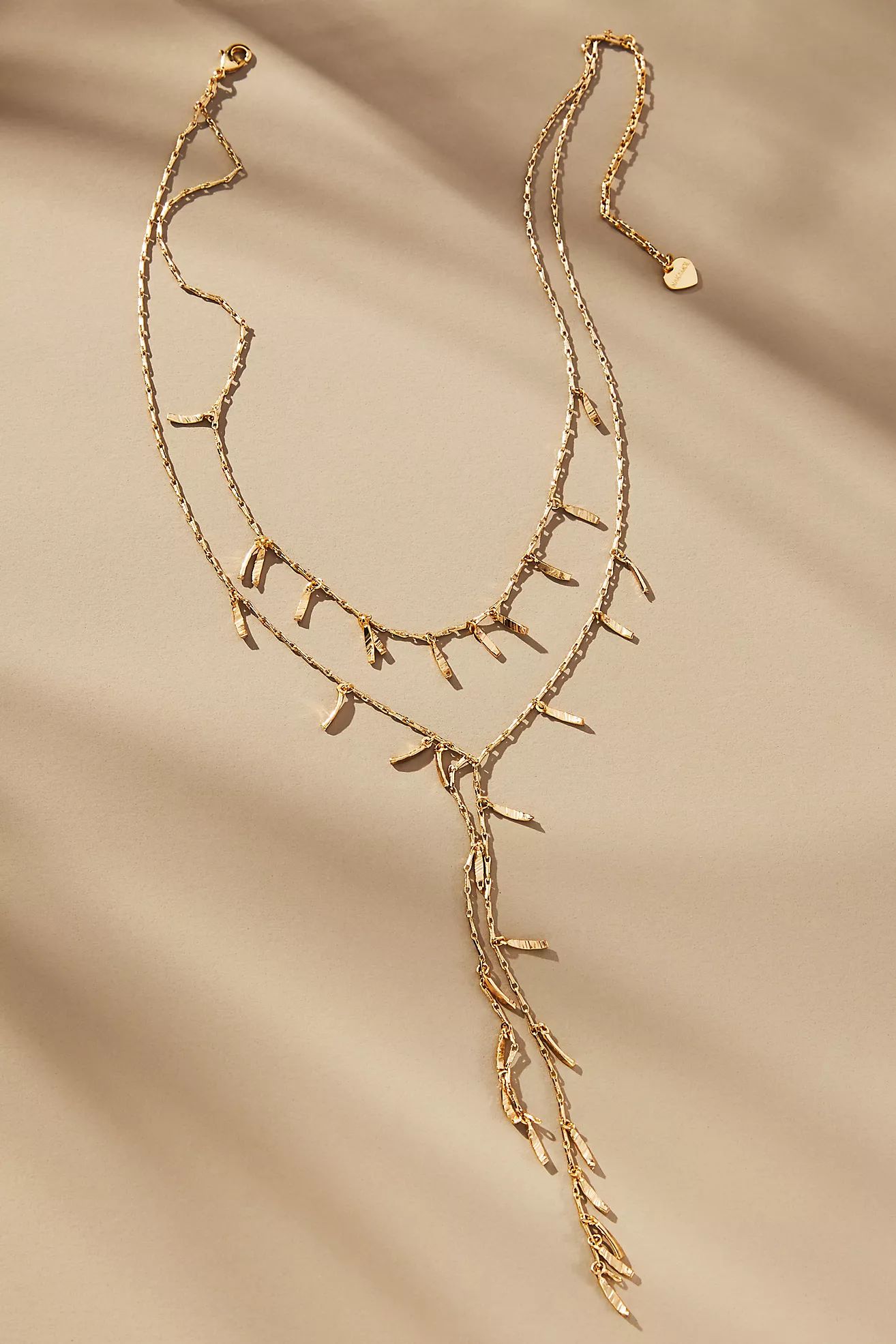 Fluid Fringe Lariat Necklace | Anthropologie (US)