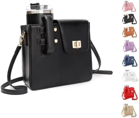 Crossbody Bag Purse for Stanley Cup Bag 2025 New Outdoor Portable Water Bottle Holder with Adjust... | Amazon (US)