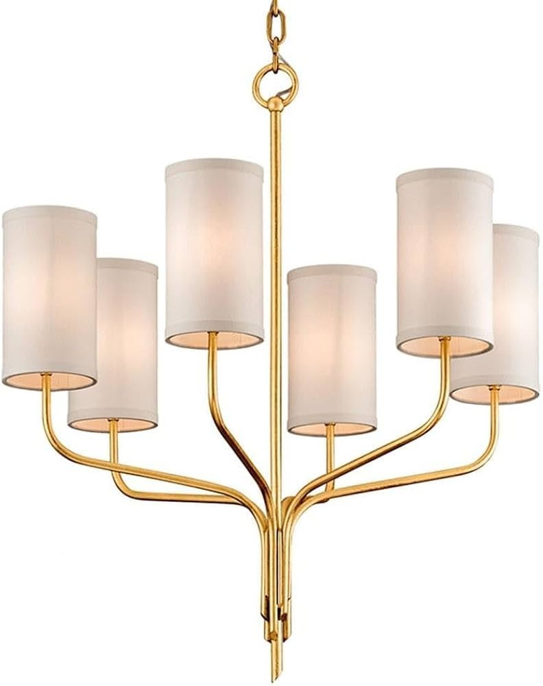 Troy Lighting F6166-GL Juniper - Six Light Chandelier, Finish Color: Gold Leaf | Amazon (US)