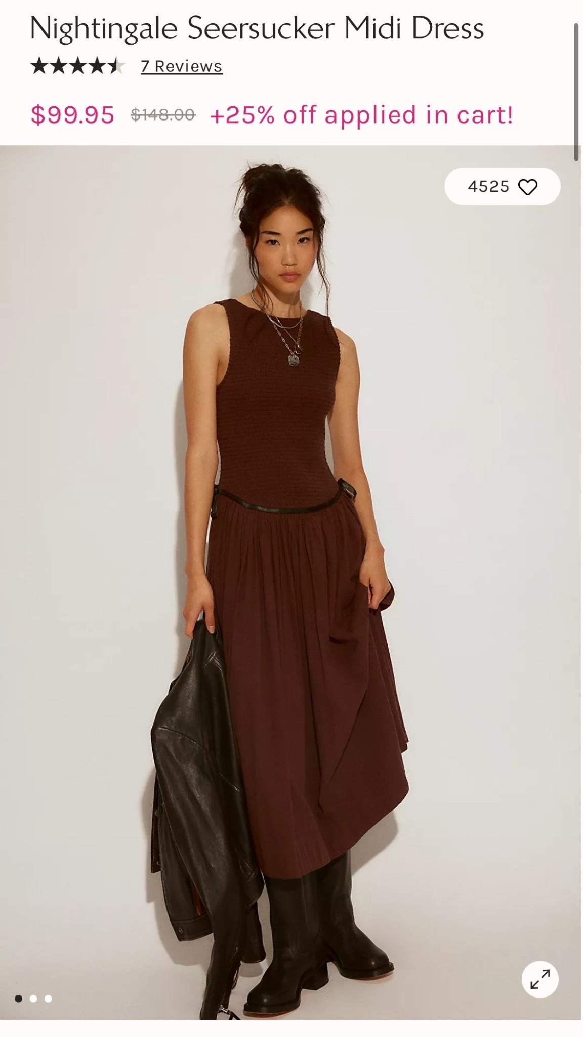 Free people nightingale seersucker dress 🤎

#LTKFindsUnder100 #LTKSaleAlert #LTKFallSale