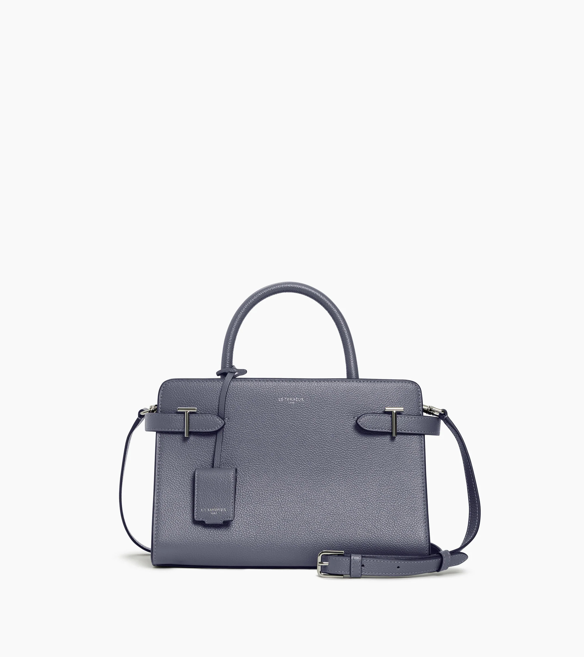 Emilie medium-sized handbag in grained leather | Le Tanneur