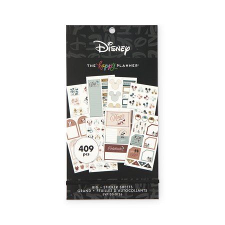 The Happy Planner Disney© Mickey Mouse & Minnie Mouse Farmhouse Value Pack Stickers - Big | Walmart (US)