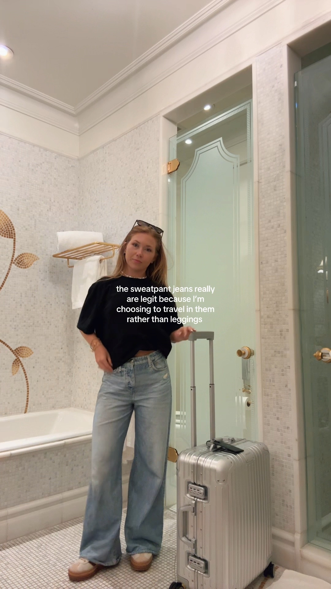 wearing a 24! I would size down one size 🫶 

#LTKPetite #LTKTravel #LTKSeasonal