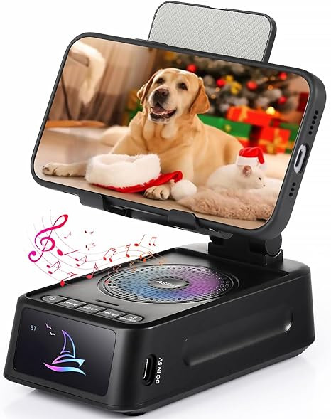 Birthday Gifts for Men, Cell Phone Stand with Bluetooth Speaker, Gifts for Men Women, Men Gifts U... | Amazon (US)