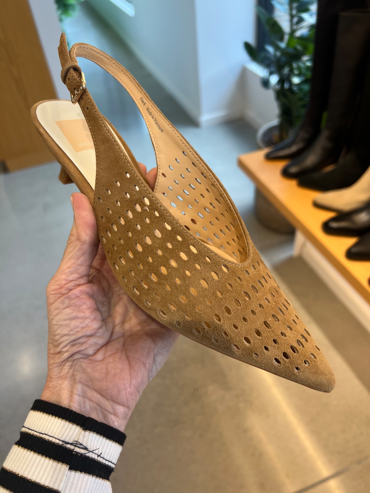 laser cut suede heels 

#LTKootd #LTKOver40 #LTKSeasonal