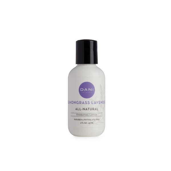 Lemongrass Lavender 2oz Travel Size Lotion | DANI Naturals