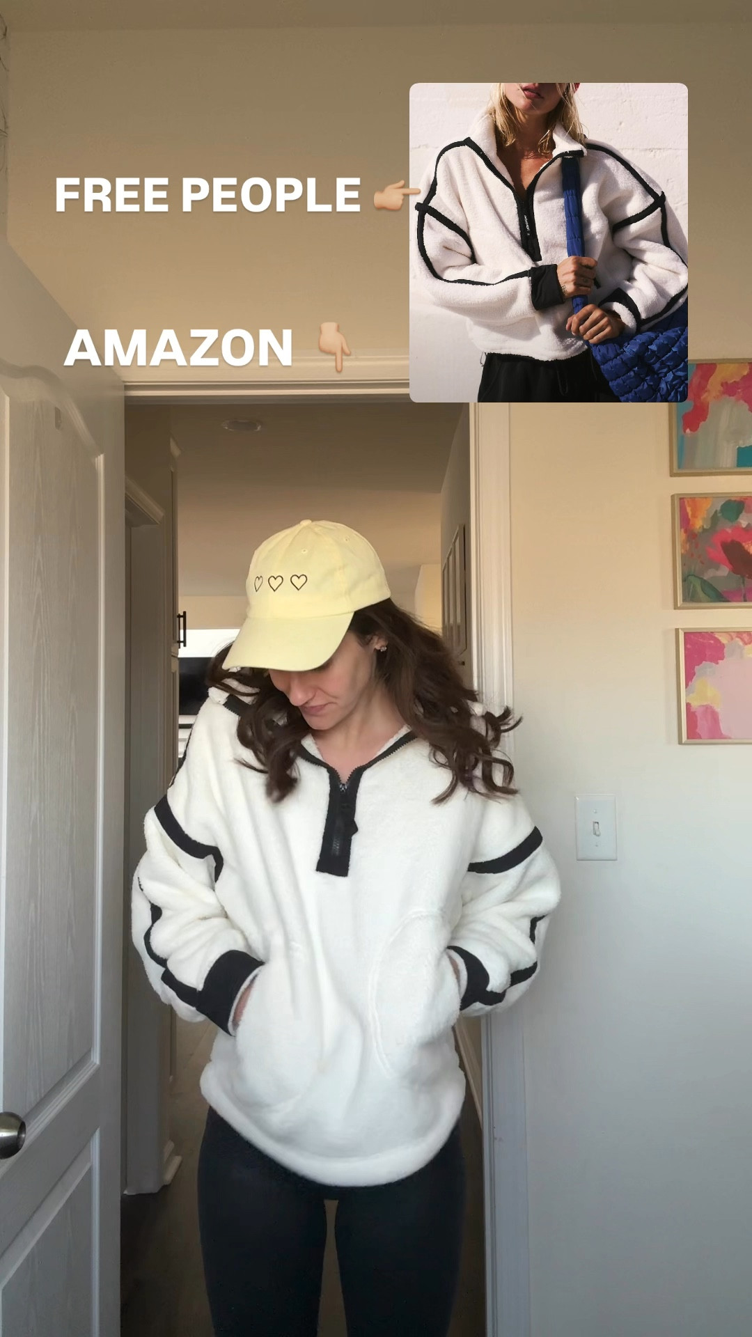 The Free People Mountain High 1/2 zip fleece pullover…and it’s Amazon alternative that’s less than HALF the price! 🤭 So cozy + warm for winter 🖤 Great look for less, Free People inspired options 

#LTKFindsUnder50 #LTKSeasonal #LTKWatchNow