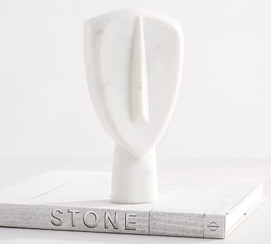 Marble Face Decorative Object | Pottery Barn (US)