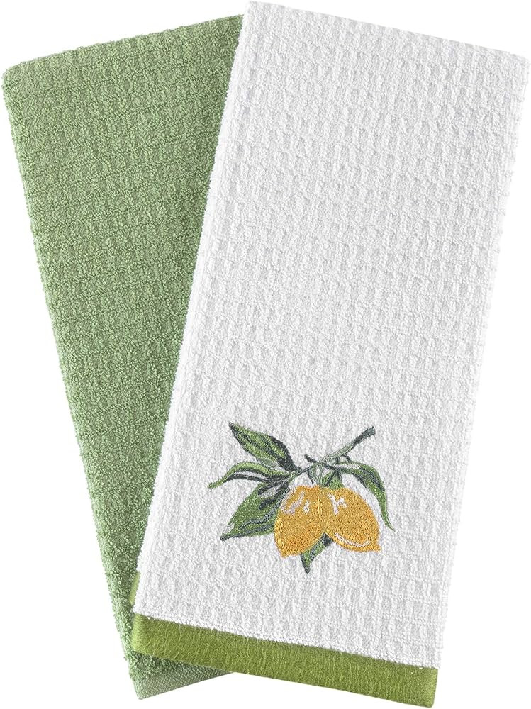 Hiera Home Kitchen Towels - Ultra Soft Cotton and Super Absorbent Dish Towels for Kitchen, Large ... | Amazon (US)