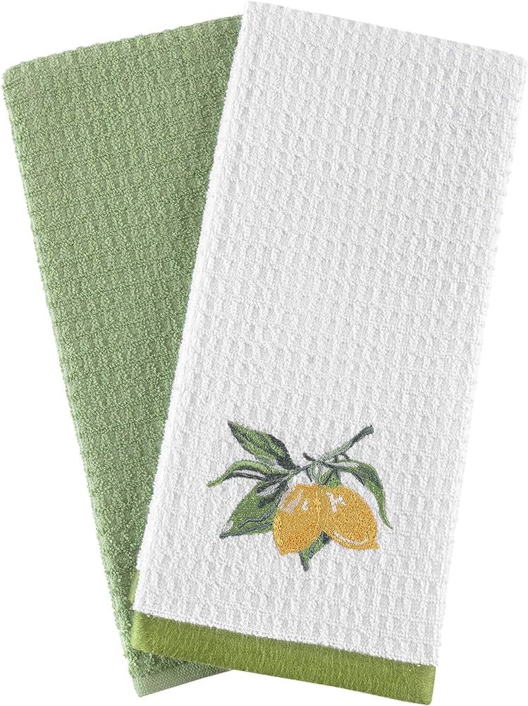 Hiera Home Kitchen Towels - Ultra Soft Cotton and Super Absorbent Dish Towels for Kitchen, Large ... | Amazon (US)