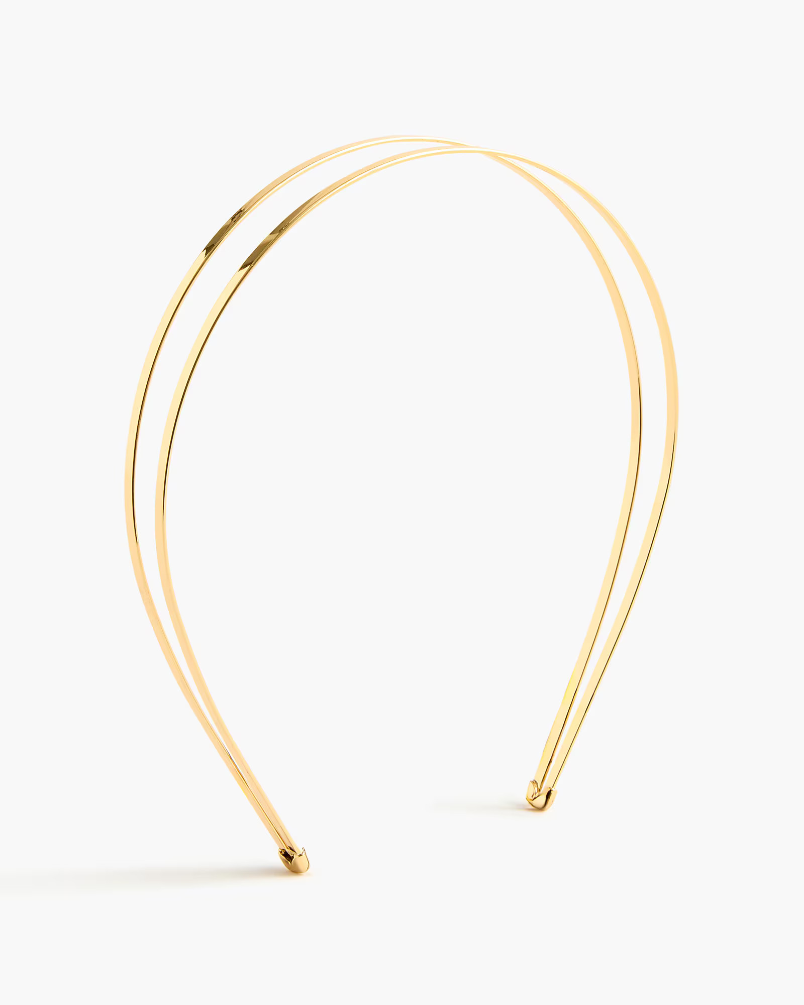 Double gold-tone headband | J.Crew Factory