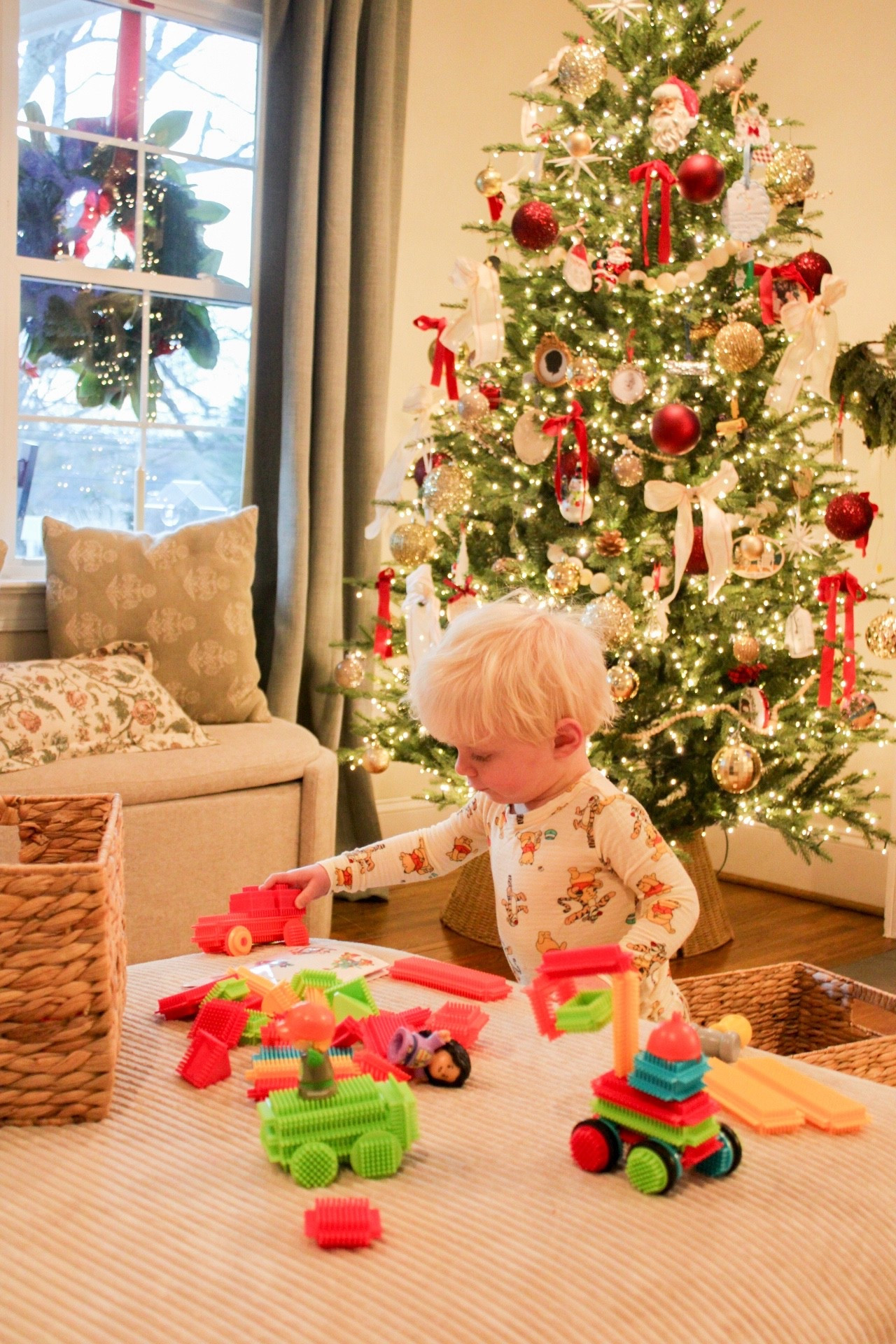 Every morning I try to have something set out for Liam to play with - something that encourages creativity! These blocks are perfect for that - easy to put together for toddlers. We built a trash truck and an excavator this morning! 🚛

#LTKmomlife #LTKGiftGuide #LTKKids
