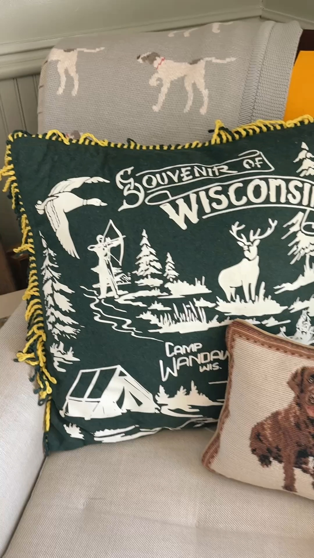 Love this vintage inspired pillow!!! 

#LTKVideo #LTKSaleAlert #LTKHome