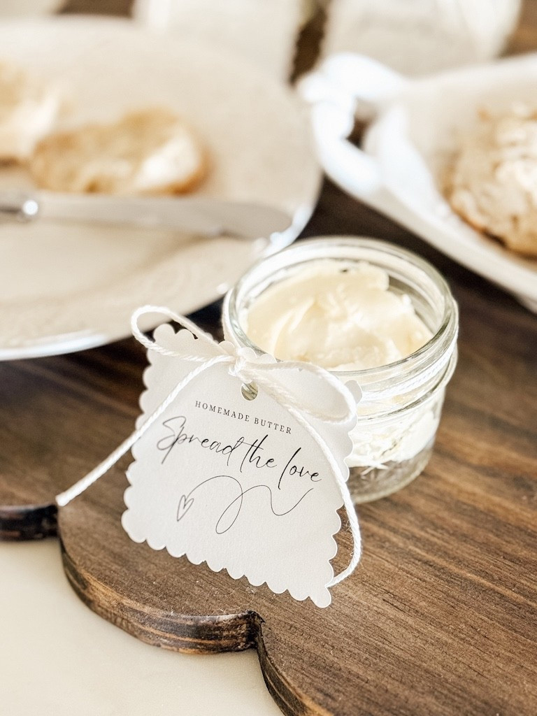 Homemade butter is the cutest handmade gift! #handmadegift #homemadebutter

#LTKHome #LTKfoodie