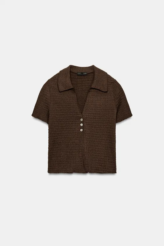 TEXTURED CROPPED JACKET | Zara UK
