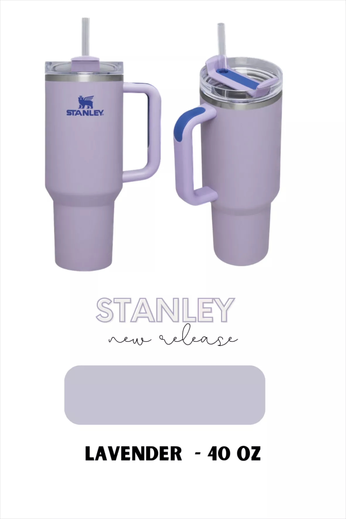 NEW LAVENDER QUENCHER, Stanley Cup, Fitness