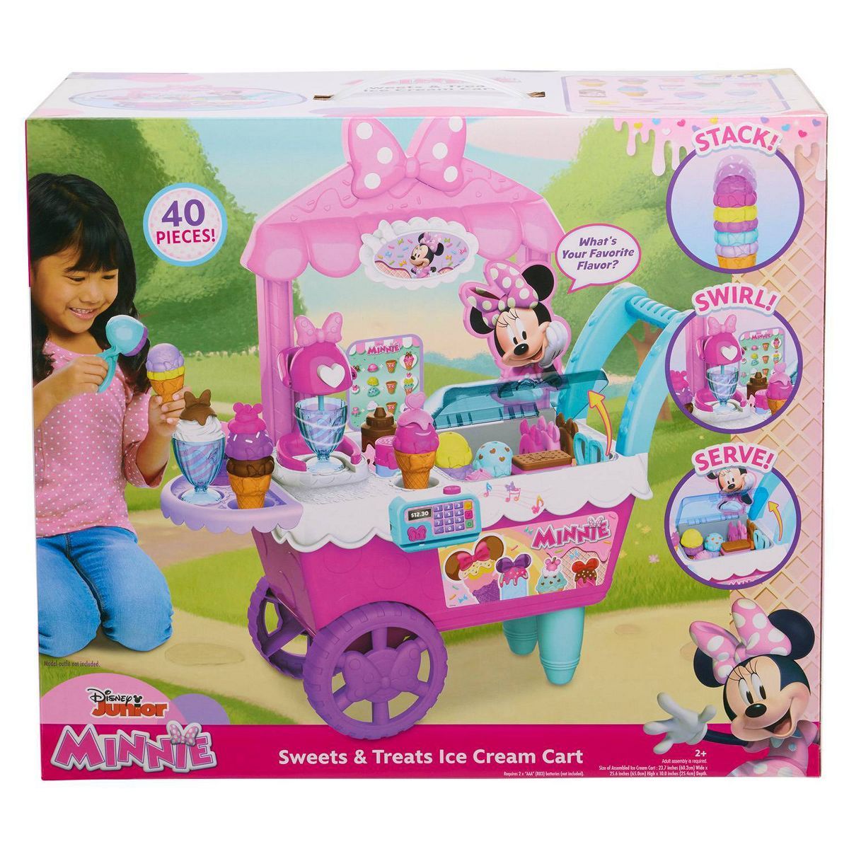 Minnie Mouse Sweets & Treats Ice Cream Cart | Target