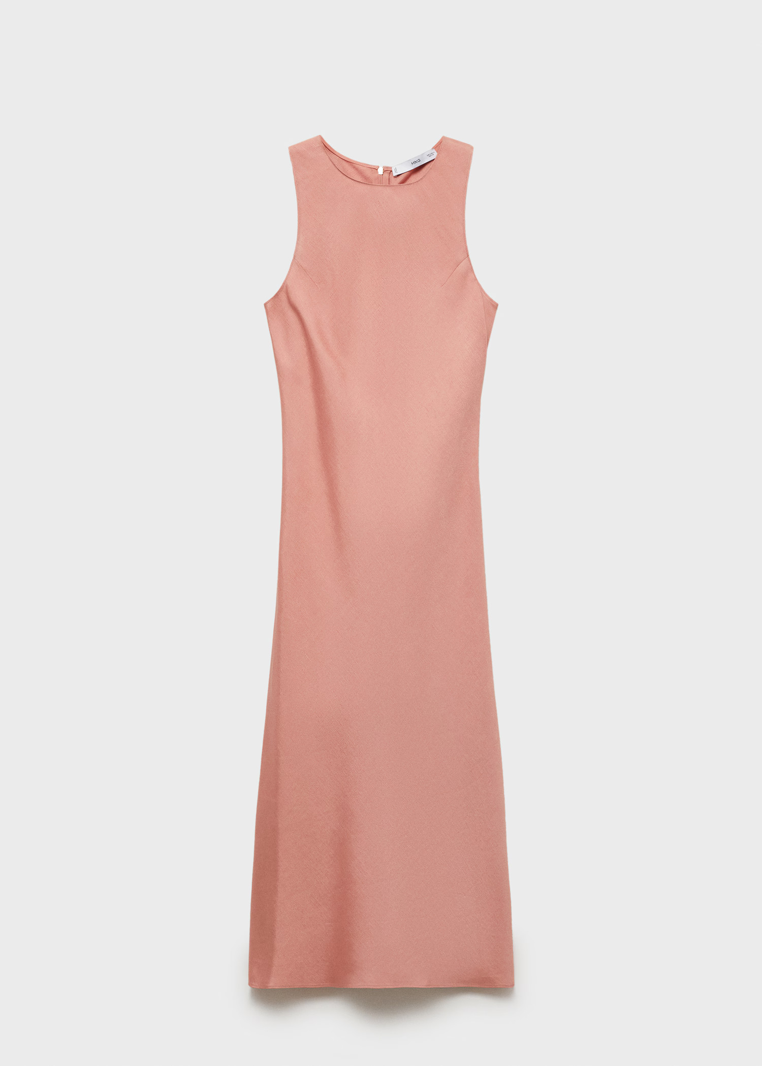 Draped dress with perkins collar | MANGO (UK)