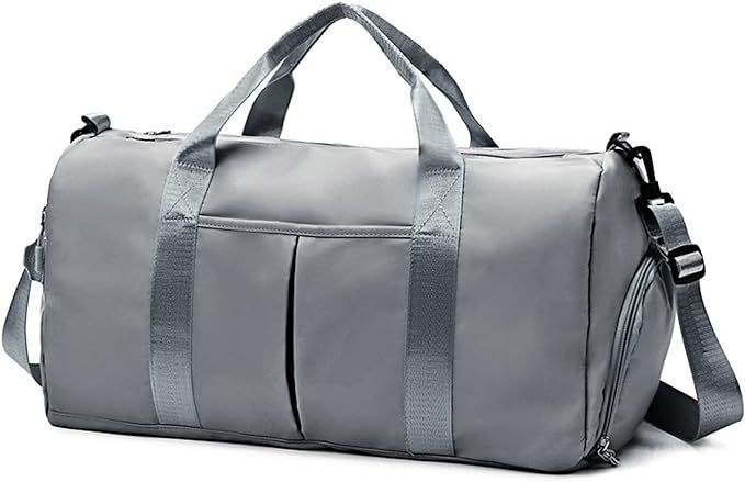 ZGWJ Travel Duffed Tote Bag, Waterproof Shoulder Weekender Bag for Women and Men Swim Sports Trav... | Amazon (US)