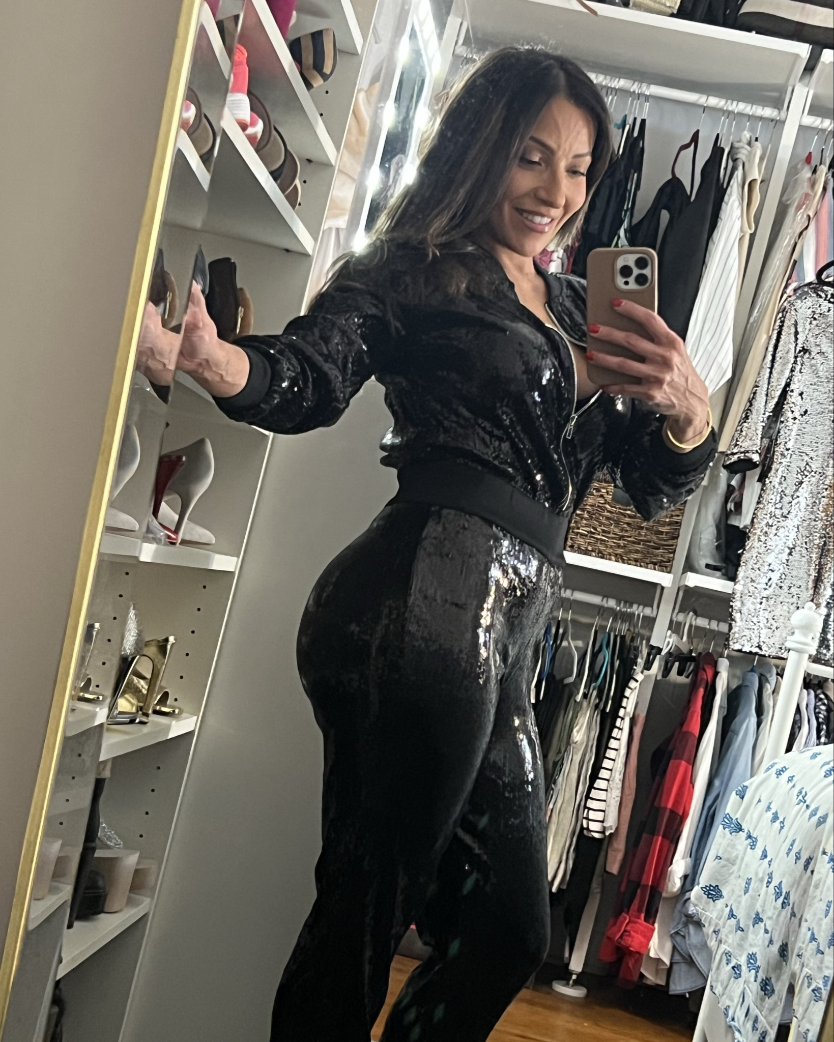 ✨ Ringing in the New Year in all black everything! A sequin jumpsuit and sleek pumps for the ultimate NYE glam. 🖤 #NYEStyle #SequinVibes #LTKStyle

#LTKParties #LTKHoliday #LTKFindsUnder100