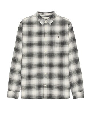 ALLSAINTS Omega Shirt in Rock Grey from Revolve.com | Revolve Clothing (Global)