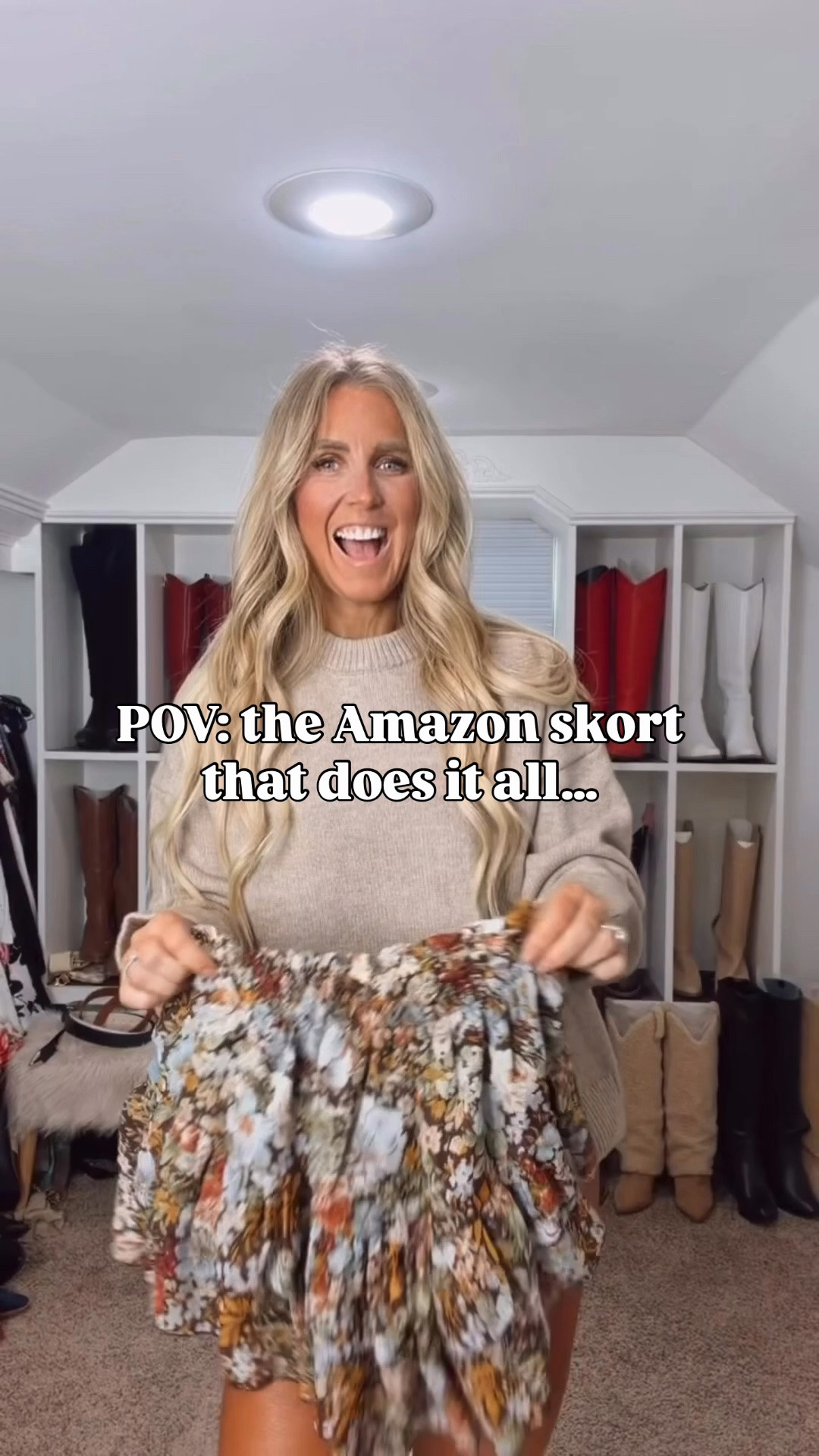Fall outfits, fall style, Amazon outfits. Date ought outfit, date night style, family fall Photos, skort outfit, skort ootd
