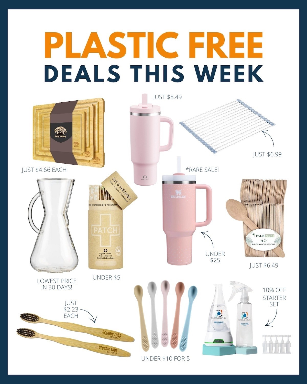 Looking to make some eco-friendly swaps in your home? Start with these plastic free deals this week! 😍🌍

#LTKSaleAlert #LTKParties #LTKHome