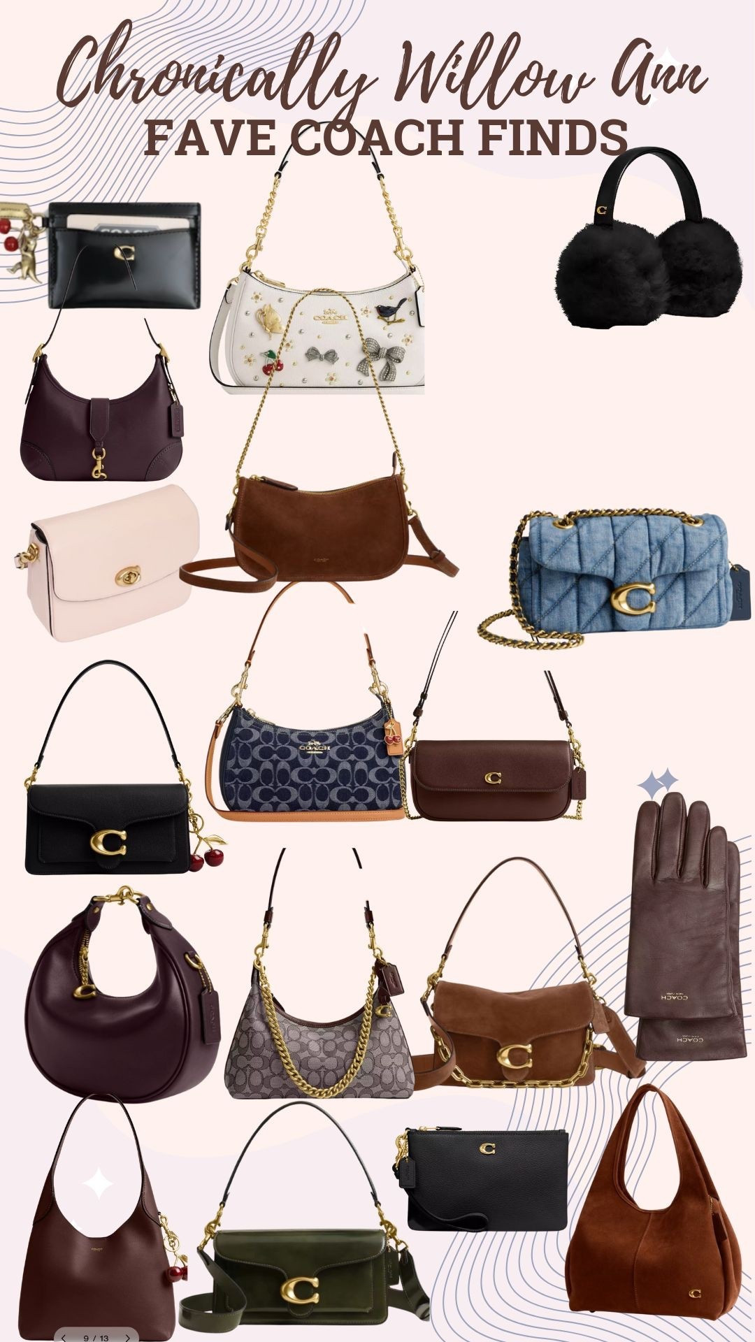 I have loved coach since my mom first introduced me to it as a little one & even earlier than that my Mimi & I would walk the mall and we always would go to the coach store and get a keychain or something fun. They are such a good brand, they are genuine leather and so detailed and at a wonderful price point, I have products of theirs going on 15 years. They last, they hold up, we got my niece a pink back pack  for her 8th year Christmas present. She still uses it. Perfect gift for any one on your wishlist, they even have luggage and suitcases & briefcases for men, don’t overlook coach or coach outlet this year for your gifts. Anniversary gifts, girlfriend, wife, husband, boyfriend, cousin, niece, granddaughter, grandmother perfect for all 

#LTKootd #LTKHoliday #LTKGiftGuide