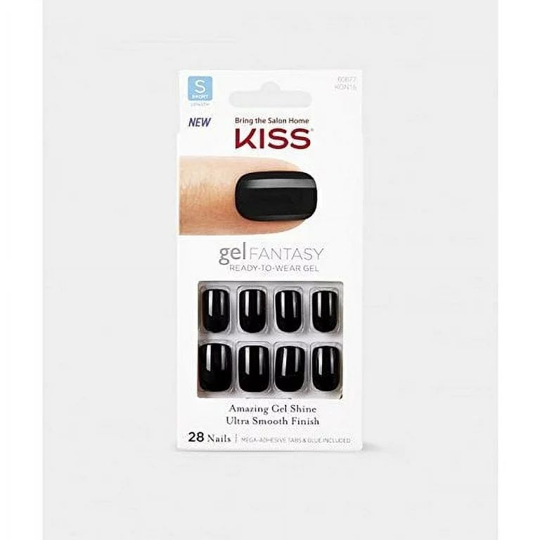 KISS Gel Fantasy Ready-to-Wear Fake Nails, ‘Aim High’, 28 Count | Walmart (US)