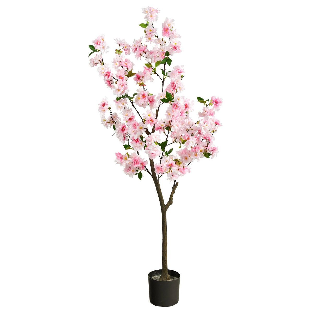 Nearly Natural 5’ Cherry Blossom Artificial Tree | Target