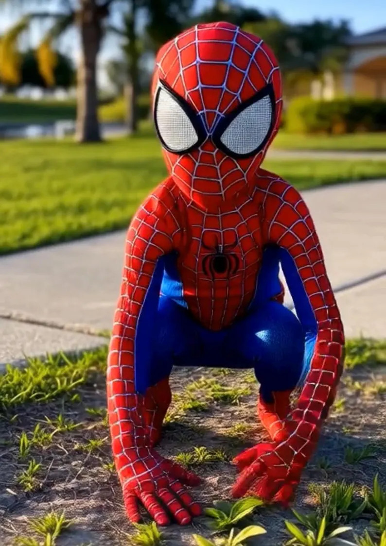 Spider-Man Costume for Kids | Boys & Girls Superhero Halloween Outfit | Toddler Birthday Party Co... | Etsy (US)