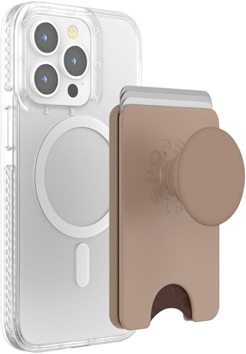 PopSockets Phone Wallet with Expanding Grip and Adapter Ring for MagSafe, Magnetic Phone Card Hol... | Amazon (US)