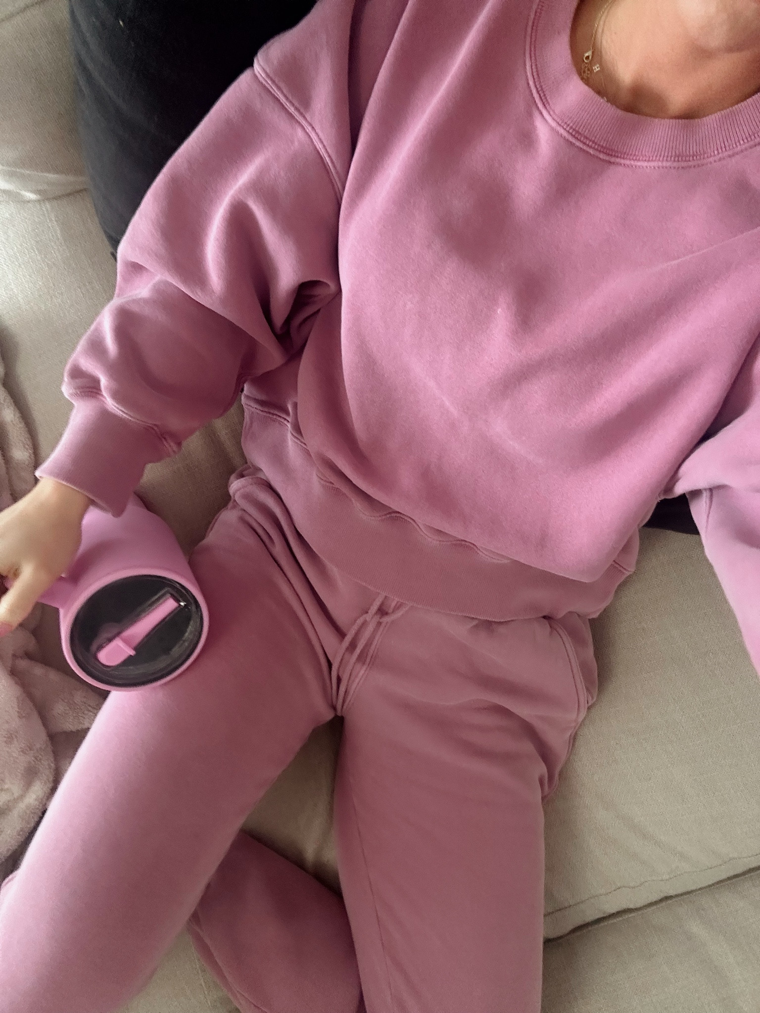 Pink lounge set is back and on sale I got a medium sweatshirt and XS pants 

#LTKHome #LTKStyleTip #LTKSaleAlert