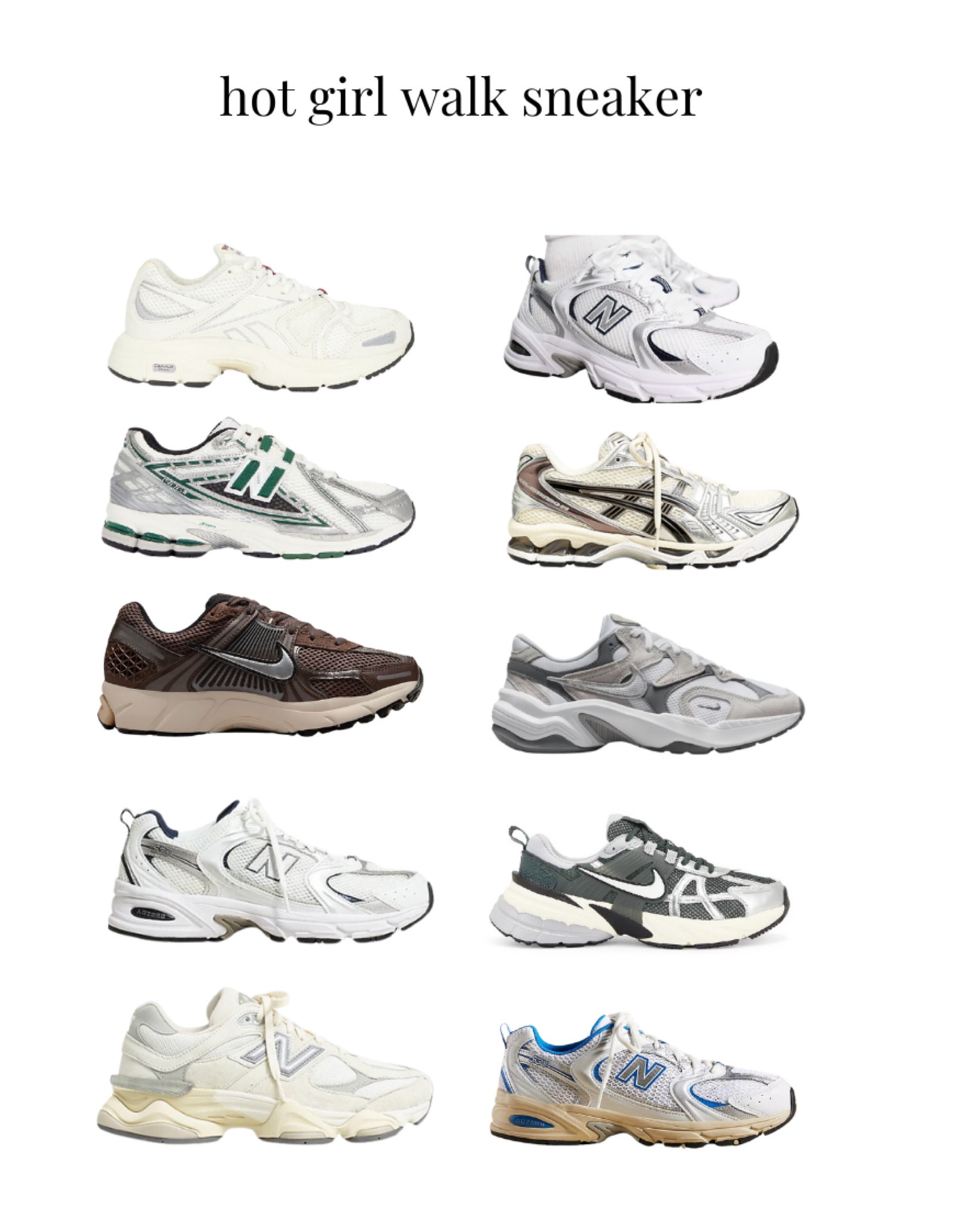 Hot girl walks, sneaker, inspiration!

#LTKSeasonal #LTKGiftGuide #LTKActive