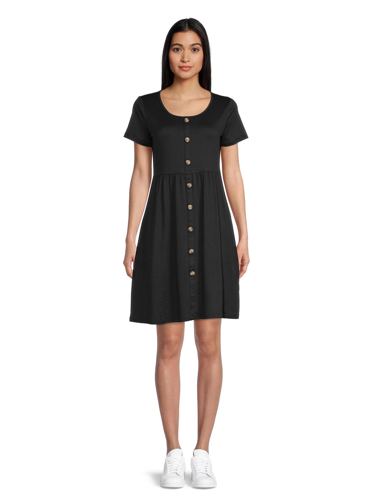 Nine.Eight Women's Empire Waist Knit Dress | Walmart (US)