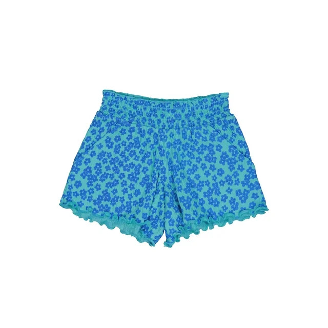 Wonder Nation Girls Smocked Fashion Short, Sizes 4-18 & Plus | Walmart (US)