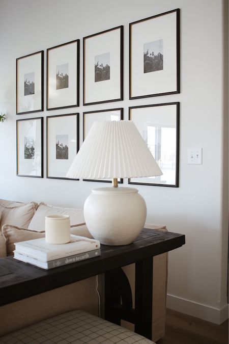Gallery wall
Living room
Table lamp
Console table
Target find

#LTKunder100 #LTKstyletip #LTKhome