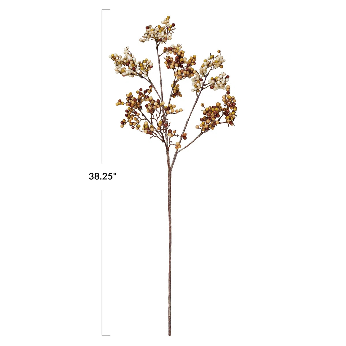 Faux Berry Stem With Metal And Polyethylene | Wayfair North America