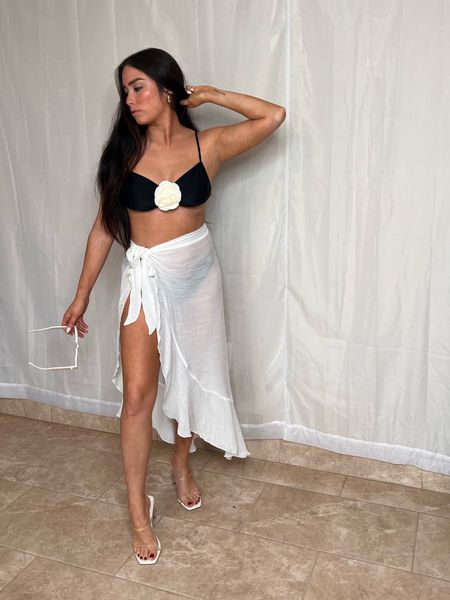 Two piece swimsuit set from amazon! Cute, modest and fabulous!!! 

Love this linen cover up as well !! #vacation #summerfits 

#LTKfindsunder50 #LTKswim #LTKstyletip