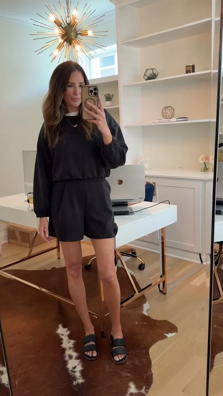 Loving these comfy shorts and cozy top combo! Perfect for a relaxed day in. // wearing a small in the top and shorts. Sandals fit true to size. #amazonfinds #relaxedstyle #founditonamazon #outfitinspo #amazoncreatorfinds

#LTKootd #LTKgrwm #LTKSeasonal