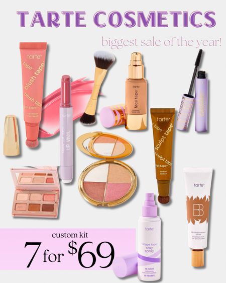Tarte cosmetics biggest sale of the year! 7 full size products for $69! Build your own custom kit🤩

#LTKBeauty #LTKFindsUnder100 #LTKStyleTip